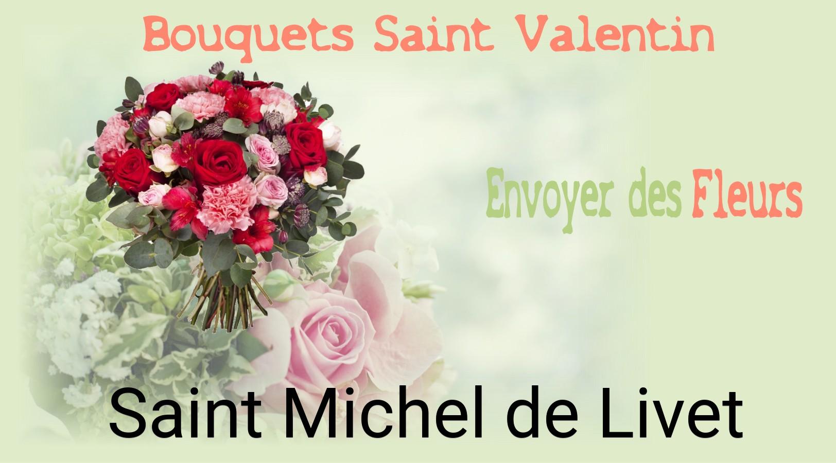 Roses de Saint-Valentin livrées à Saint-Michel-de-Livet